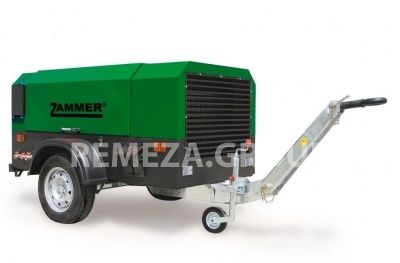 Дизельный компрессор Zammer 5.5/07-S (на раме) Дизельный компрессор Zammer 5.5/07-S (на раме) фото