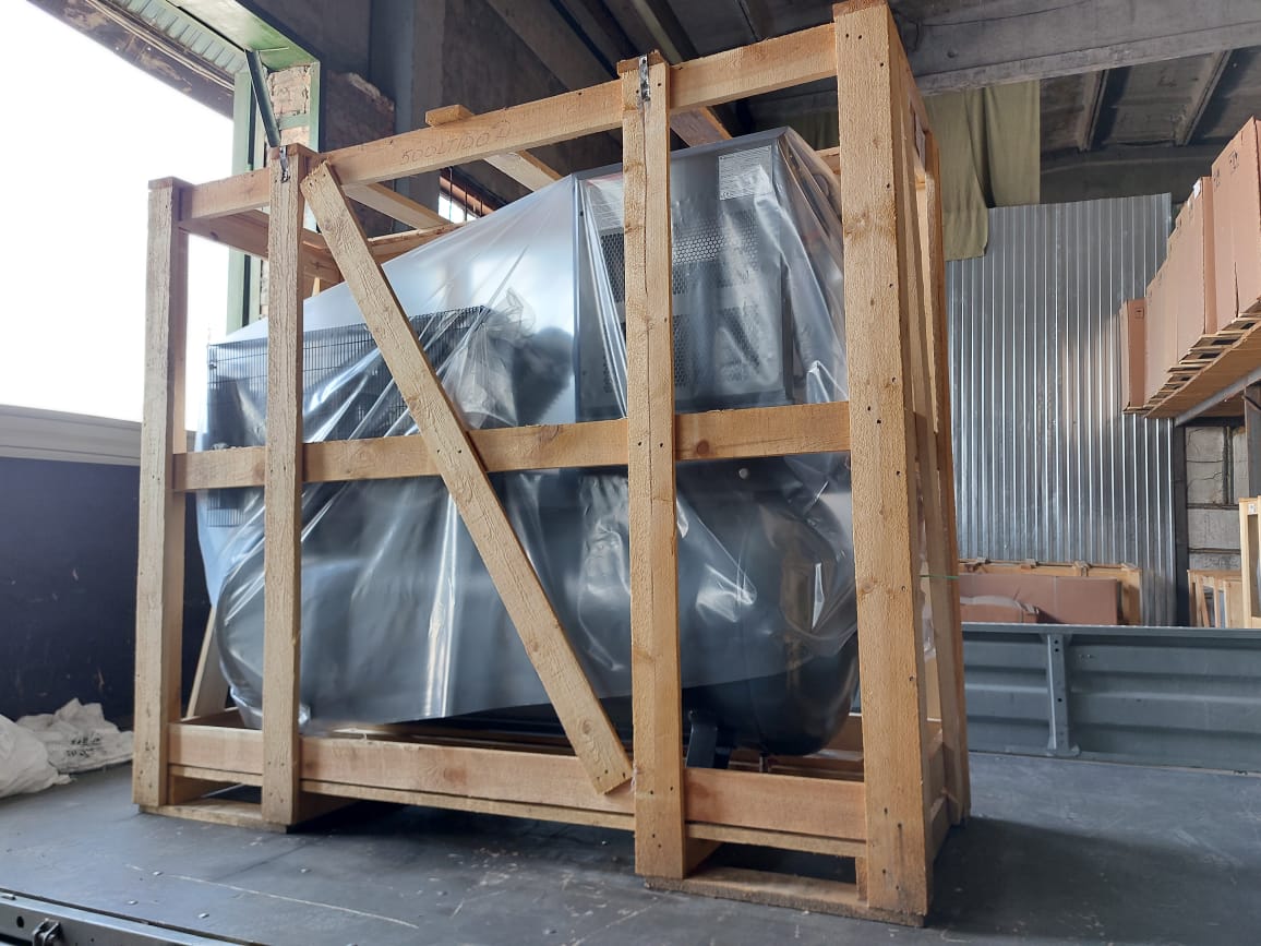 Отгрузка поршневого компрессора Remeza СБ4/Ф-500.LT100 Д в г. Новосибирск