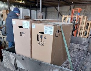 Отгрузка компрессора Remeza СБ4/С-50.LB30А и компрессора Remeza СБ4/С-100.LB30 в г. Новосибирск